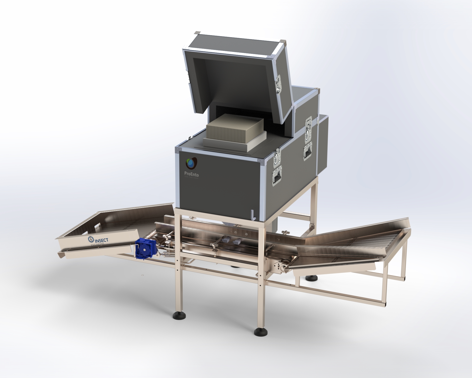 Neonate Hatchery Counter & Dosing Unit by ProEnto and InsectEngineers